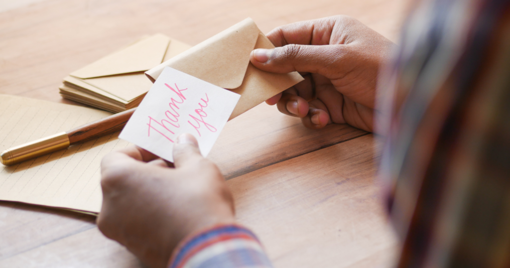 Why the people who still send a thank-you note tend to be remembered longest